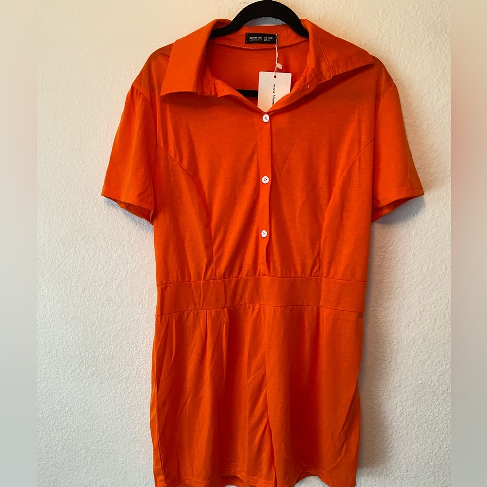 Orange romper